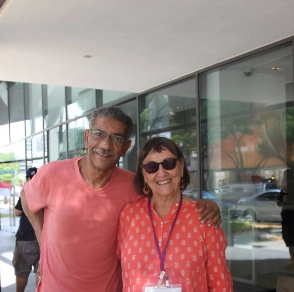 كيكي نيلسون وسيد رجب - الصورة من حسابها على الفيس بوك