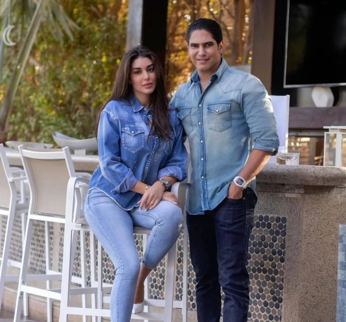 ياسمين صبري وأحمد أبو هشيمة - الصورة من حسابها على تويتر