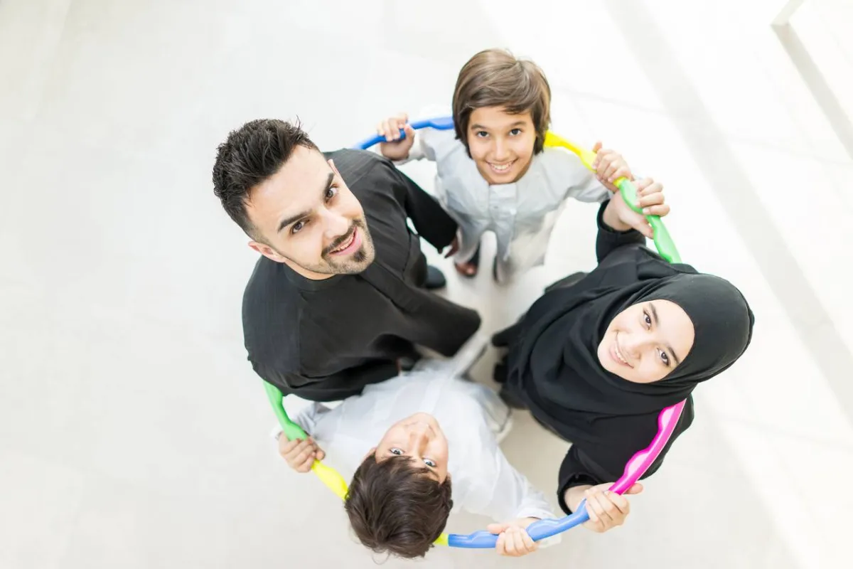 صورة لعائلة