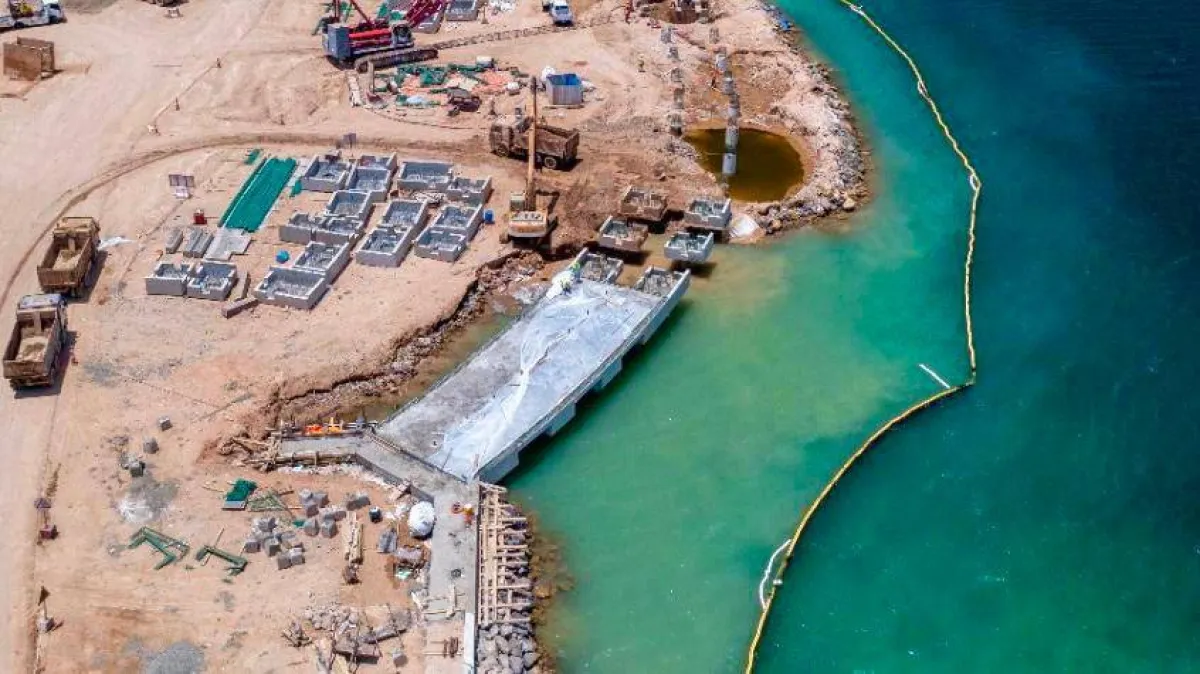 جانب من  تطوير مشروع ابحر