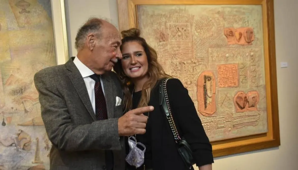 هنا شيحة ووالدها - صورة من صفحتها على " انستغرام"