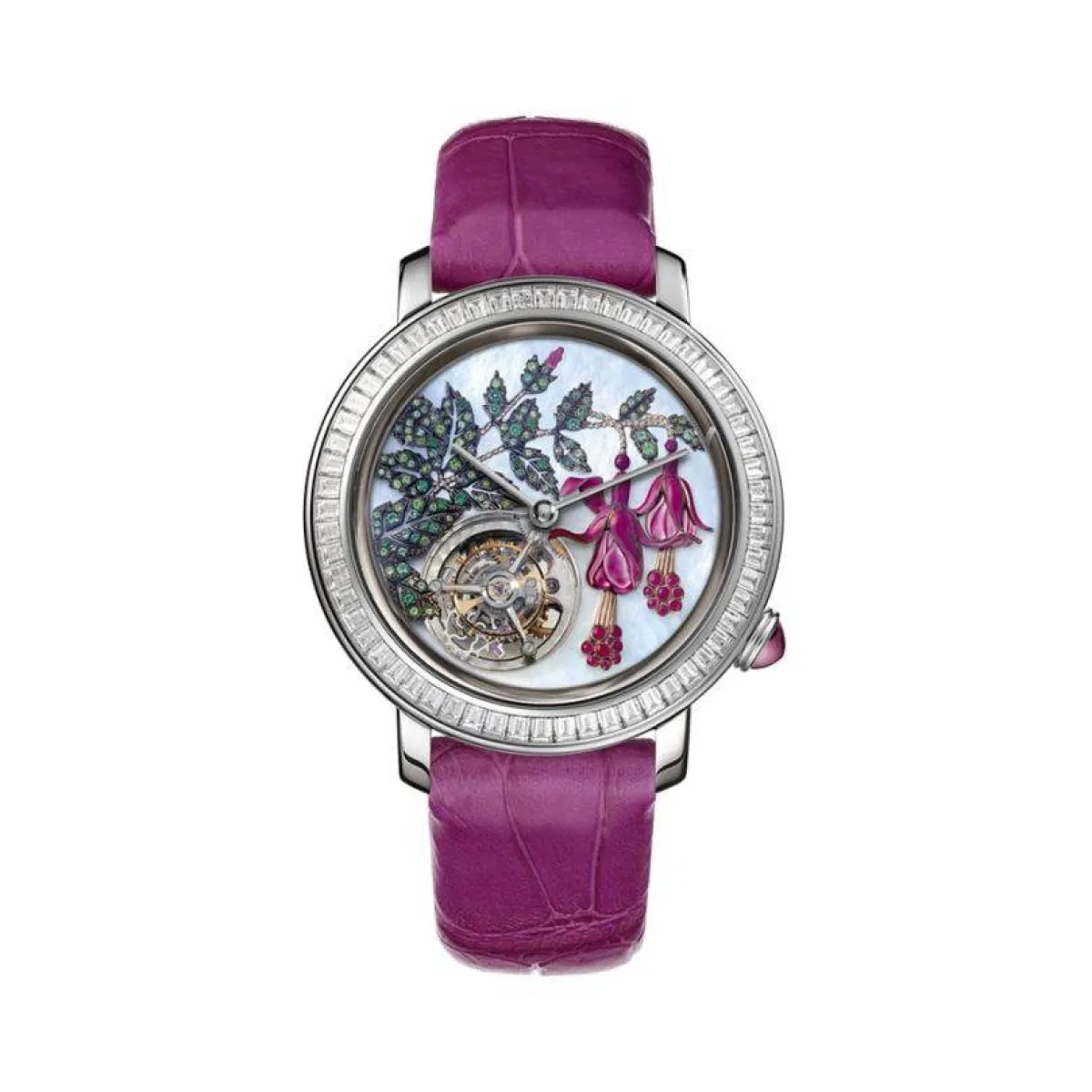 ساعة Epure Tourbillon Fuchsia من بوشرون Boucheron