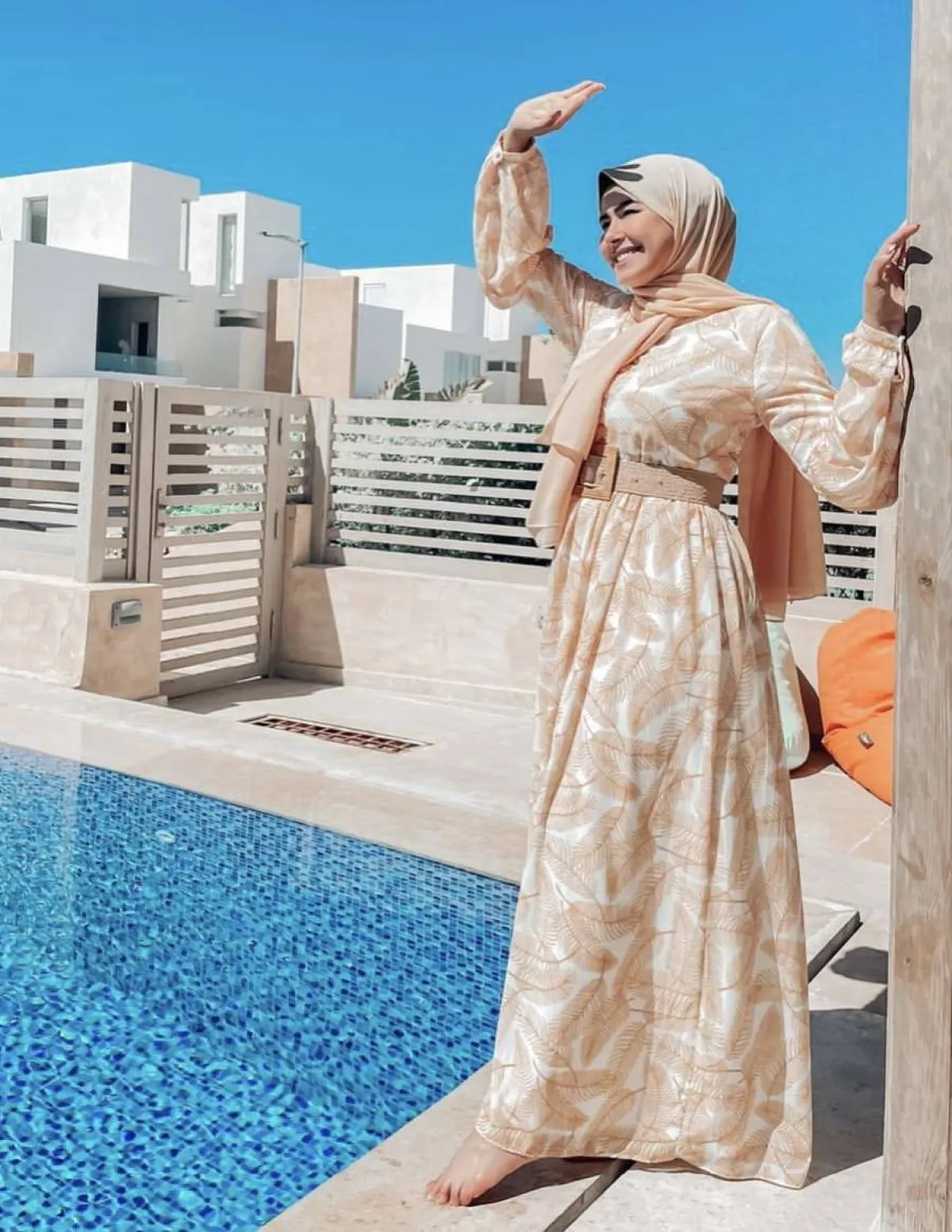 فستان مشجر من مروة حسن