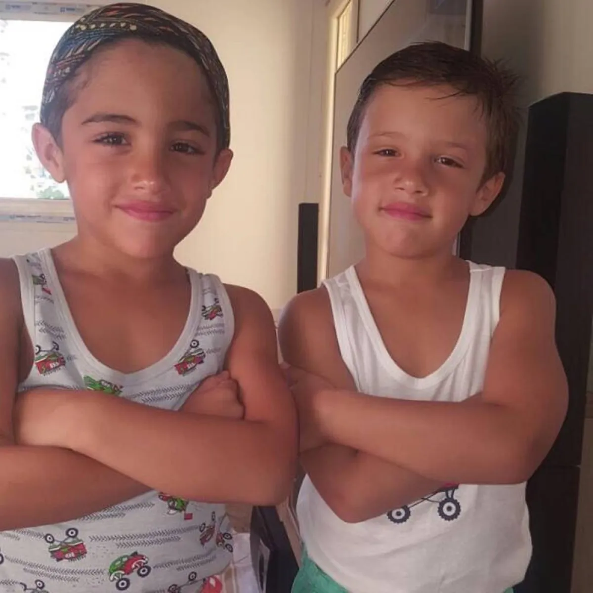 علي وعمر رامي صبري - الصورة من حساب رامي صبري على إنستغرام