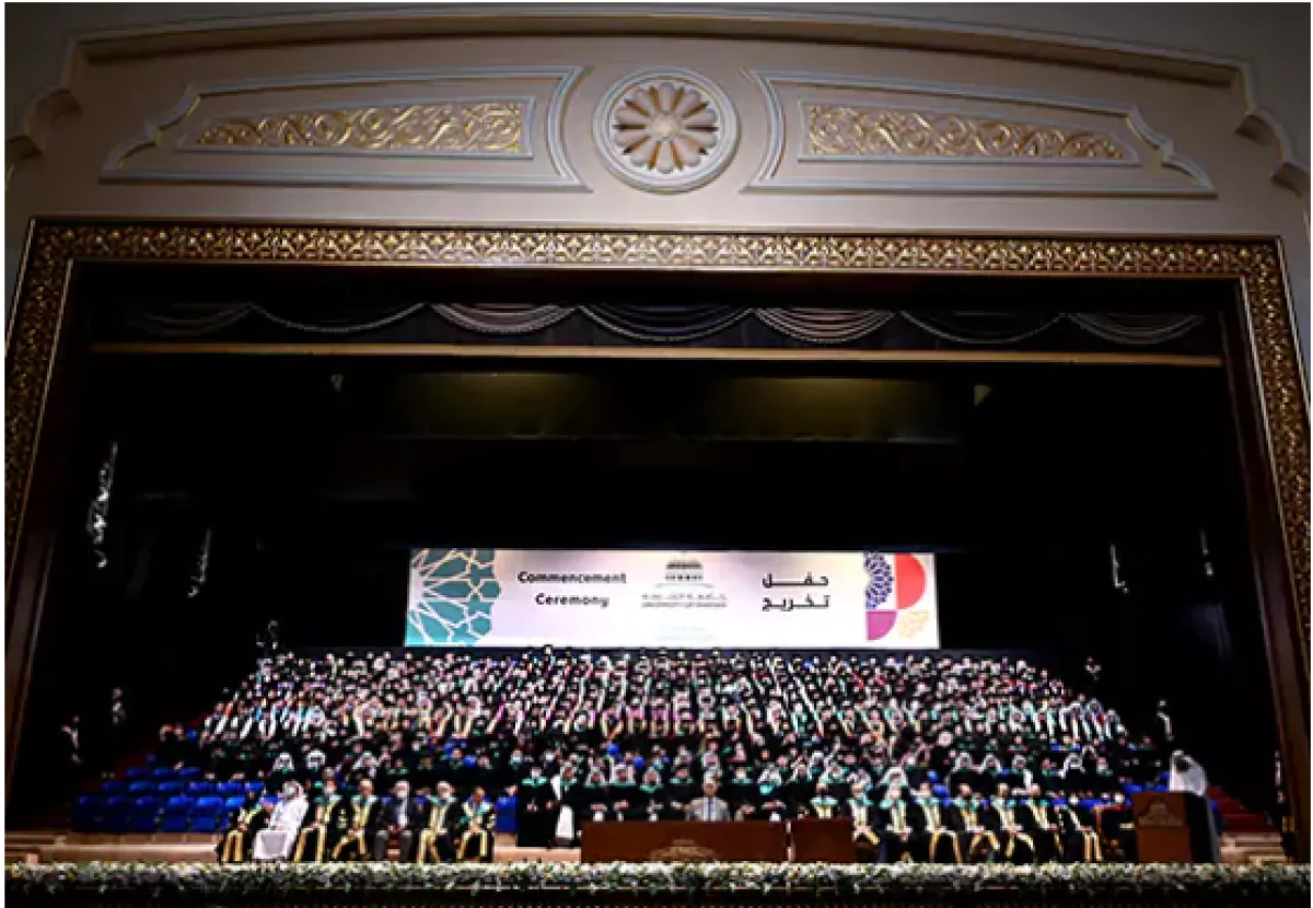 حفل تخريج طلبة جامعة الشارقة. الصورة من الموقع الرسمي للجامعة