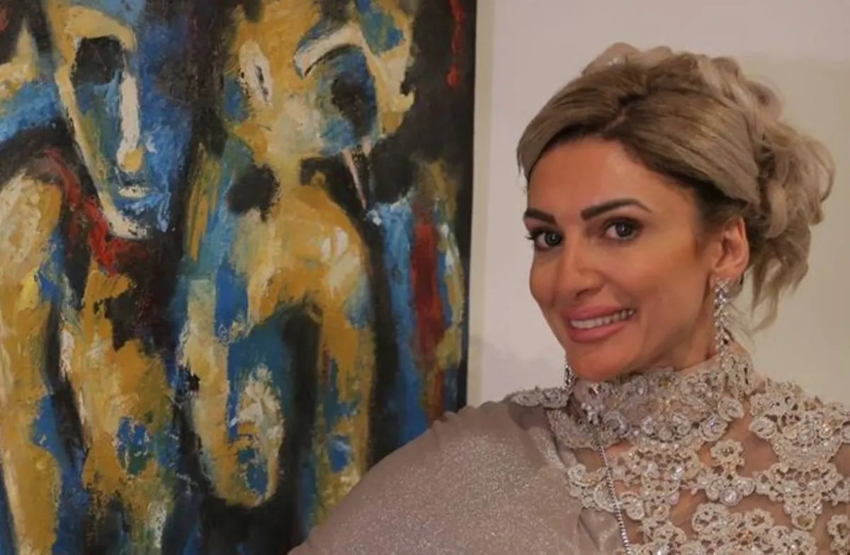 الفنانة غدير حافظ