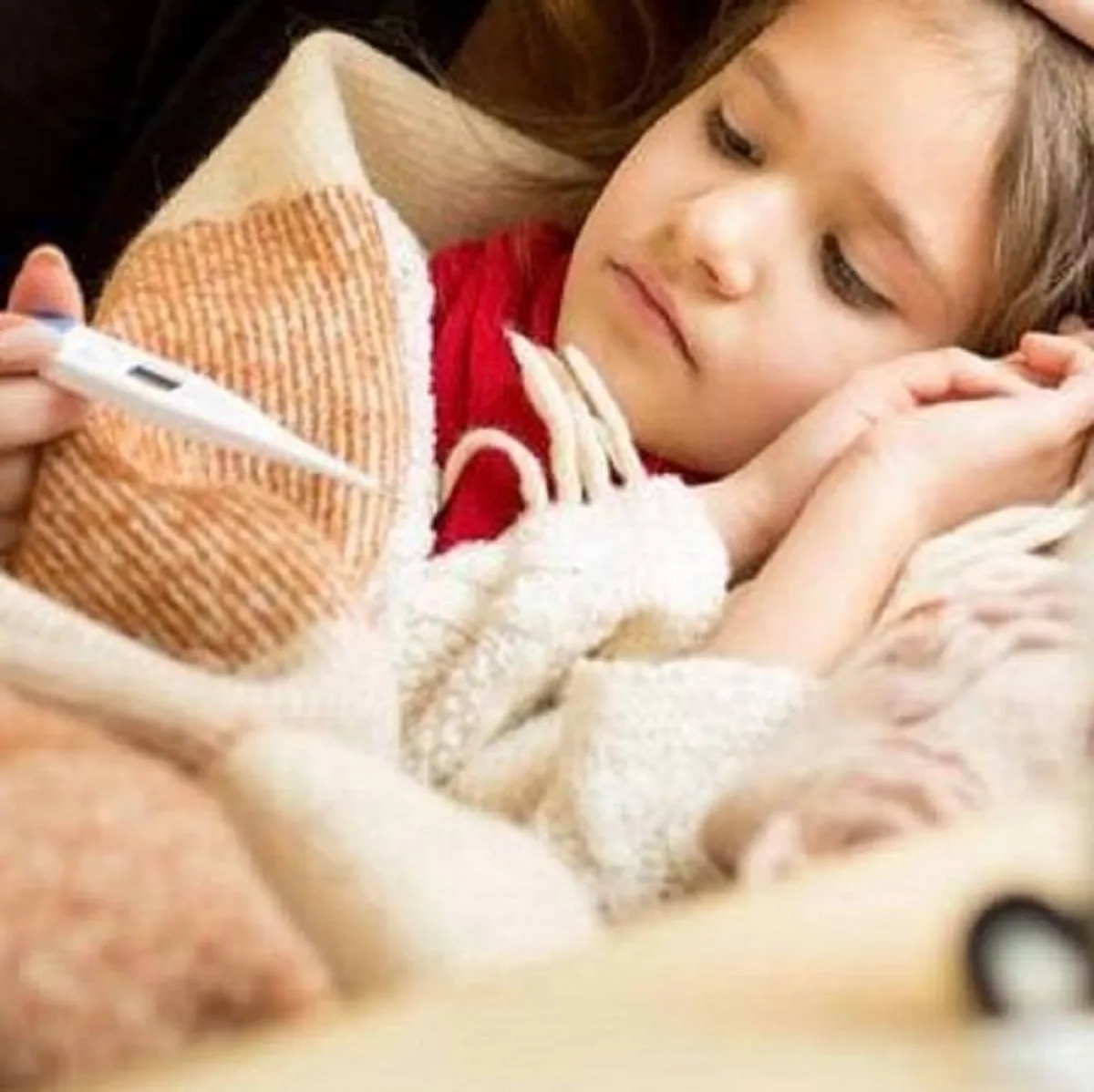 صورة لطفلة مريضة