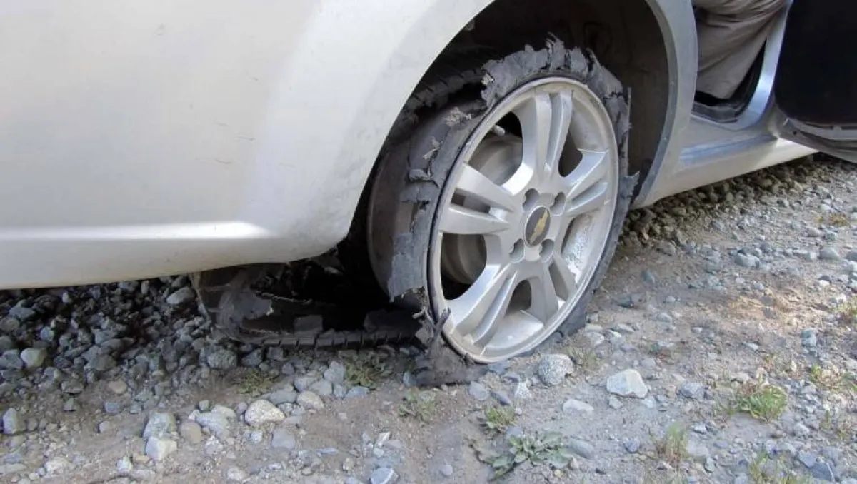 ماذا تفعل في حالة انفجار الإطار؟