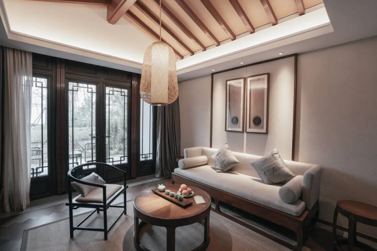 الطراز الصيني المعاصر لا يزال يحتفظ بالنكهة العتيقة 