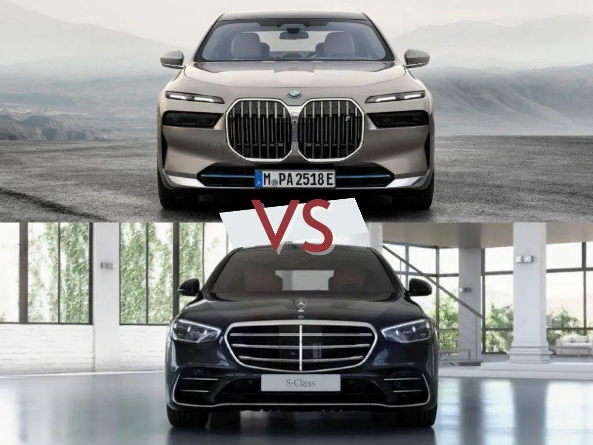 مقارنة بين بي إم دبليو الفئة 7 ومرسيدس إس 2023