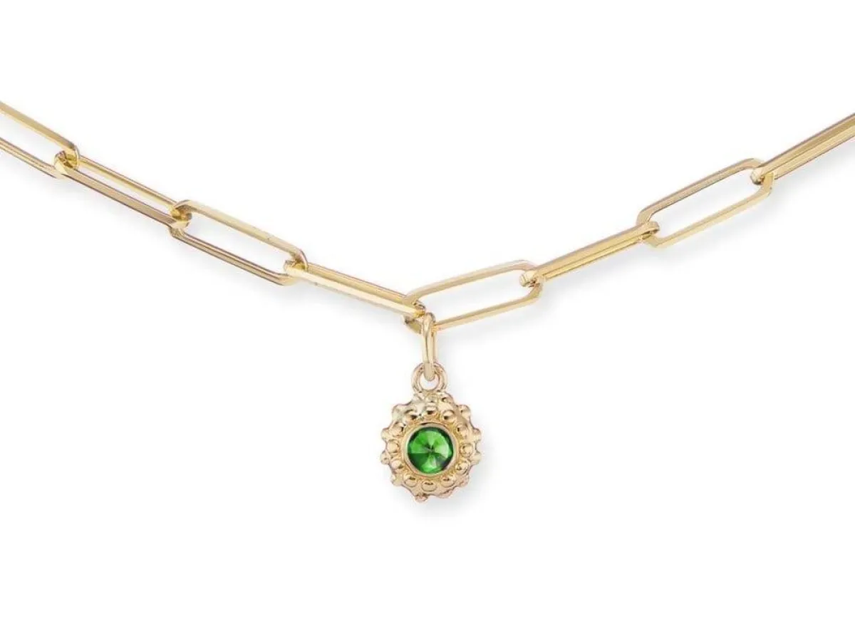 سلسلة مرصعة بحجر التسافوريت من Ana Katarina 