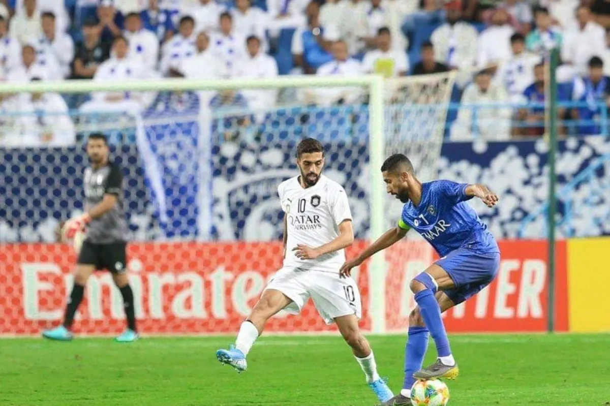 صورة من مباراة للهلال السعودي