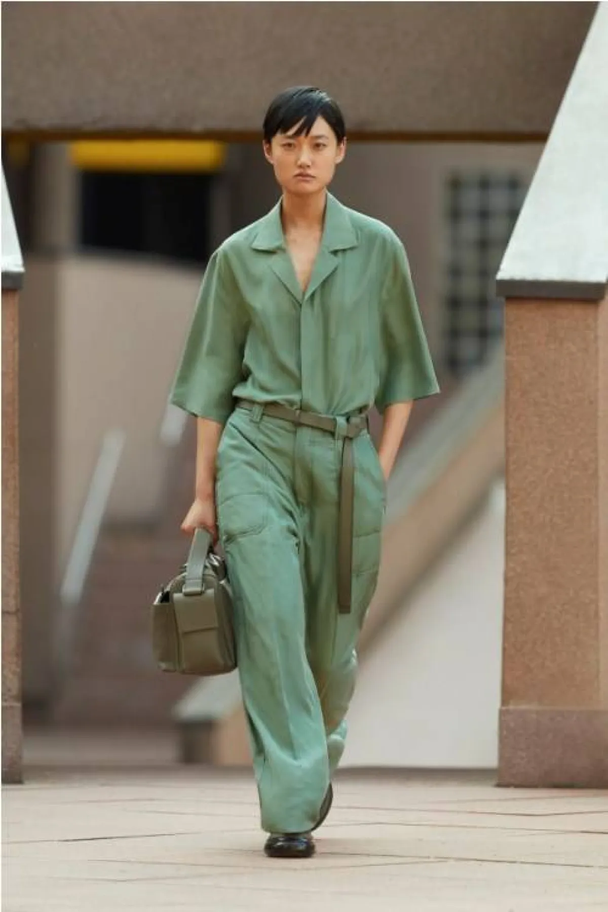 القميص باللون الأخضر من ارمينجيلدو زينيا  Ermenegildo Zegna