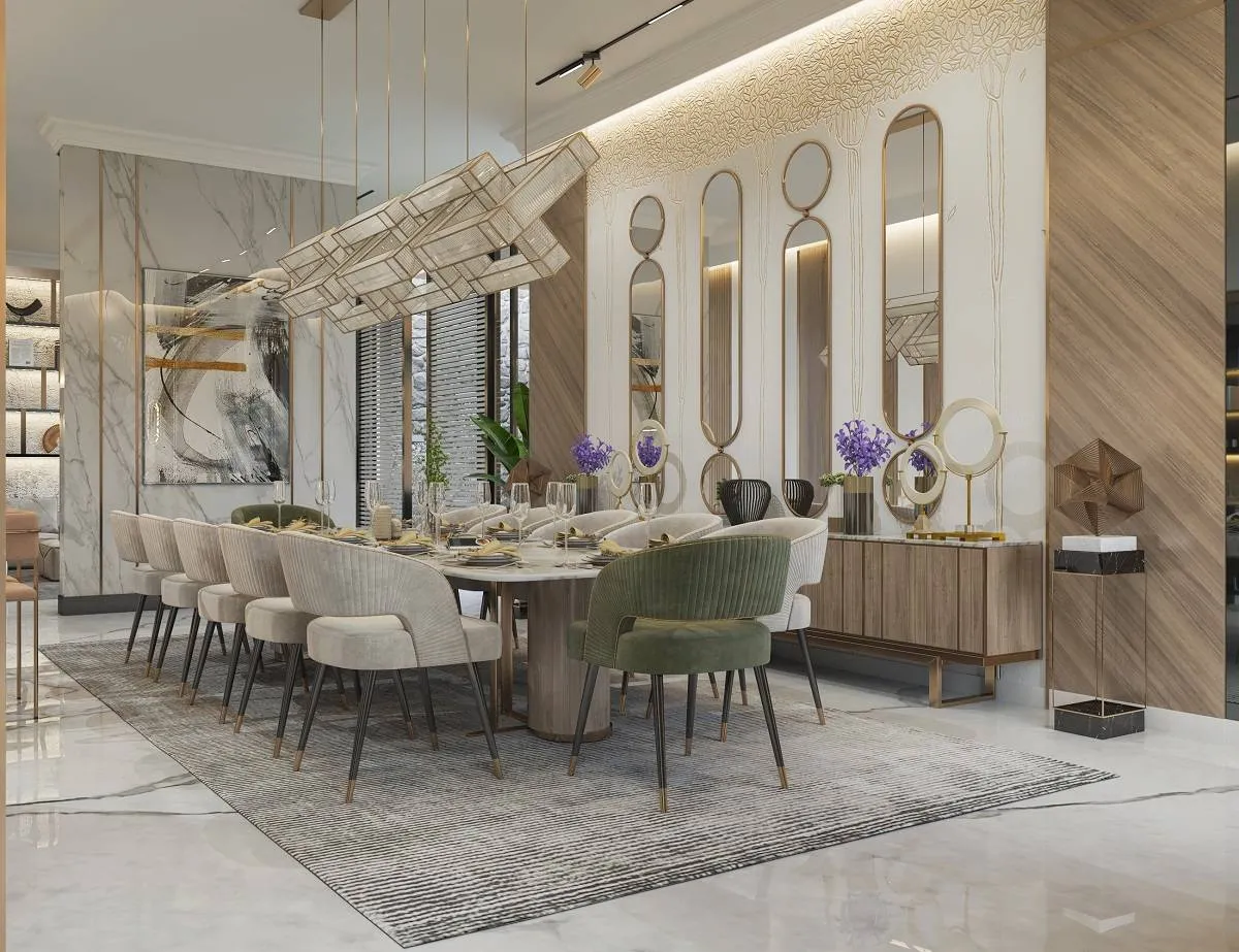 المرايا جذّابة على الجدران