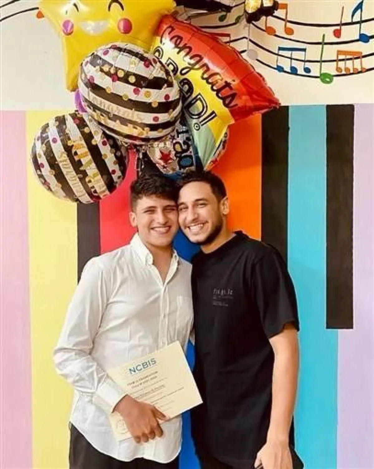 نجلا أنغام عمر وعبد الرحمن- الصورة من ستوري أنغام