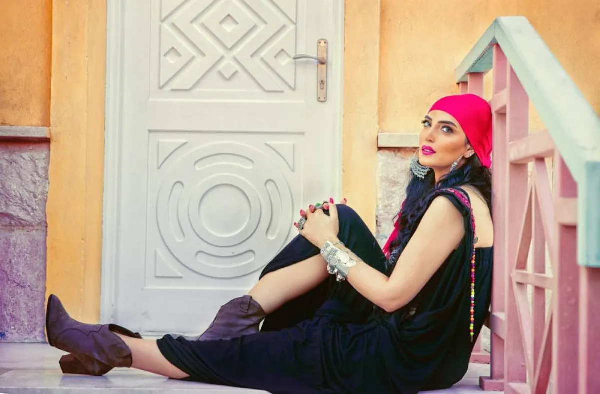 حورية فرغلي - الصورة من حسابها على الفيس بوك