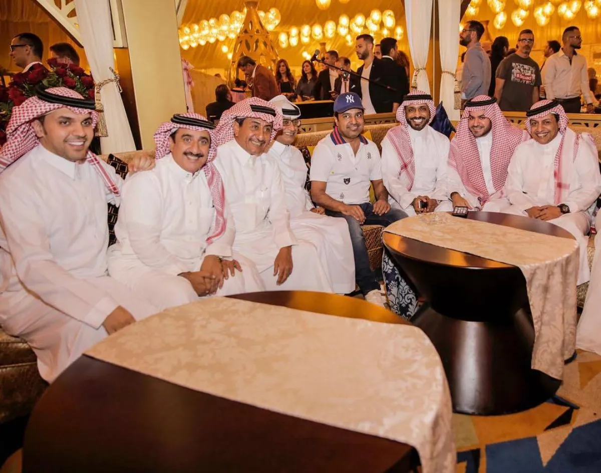 حبيب الحبيب وناصر القصبي وآخرون - صورة من حسابه على إنستجرام