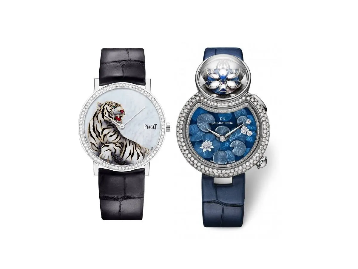 ساعات يد مزينة بالأناميل 2022