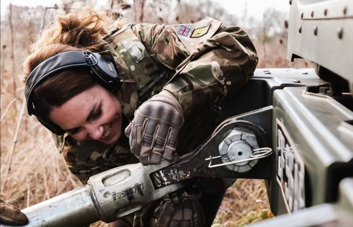 كيت ميدلتون في يوم القوات المسلحة- الصورة من حساب Duke and Duchess of Cambridge على إنستغرام