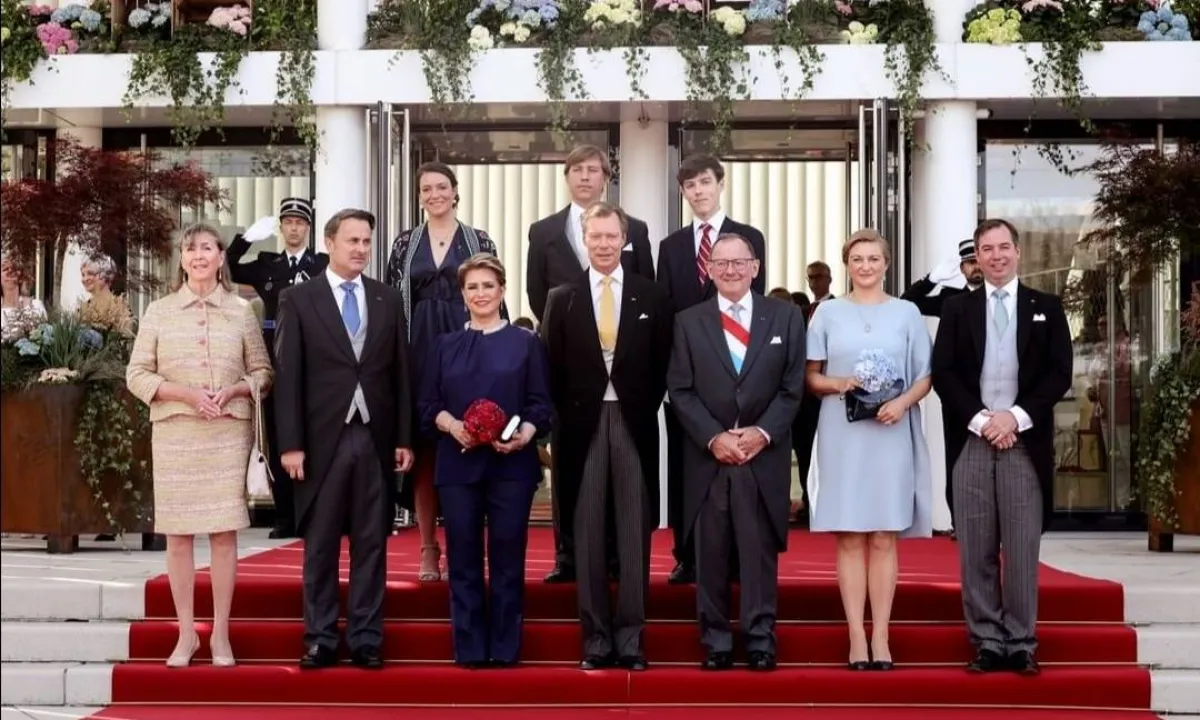 العائلة المالكة في لوكسمبورغ تشهد الإحتفال باليوم الوطني