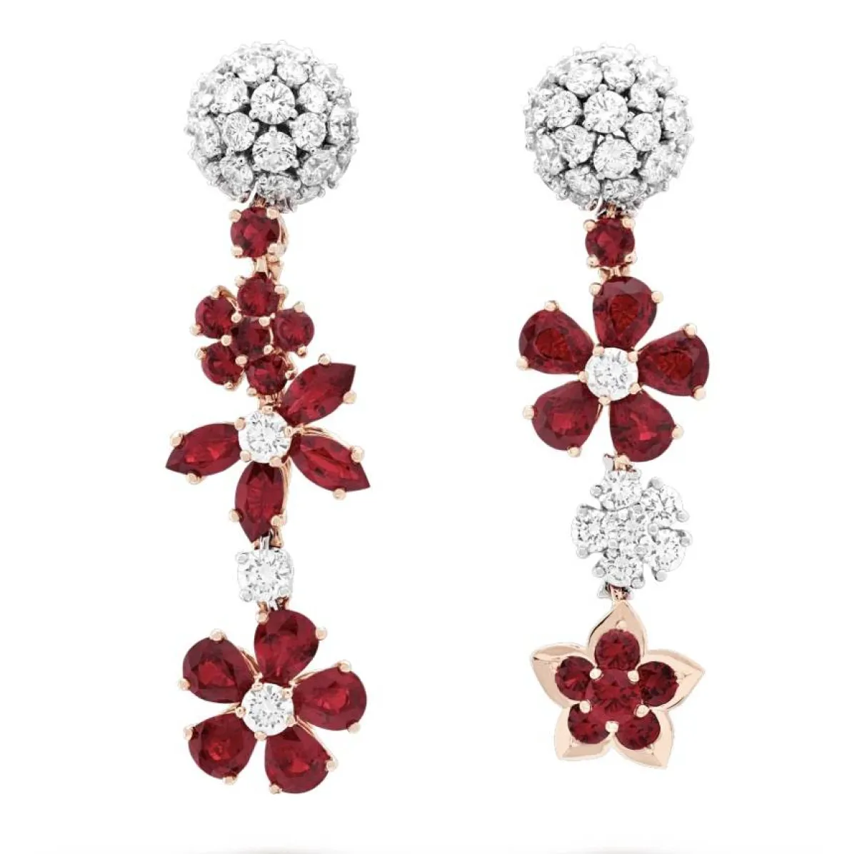 أقراط فولي دي بريه من فان كليف أند آربلز Van cleef & arpels