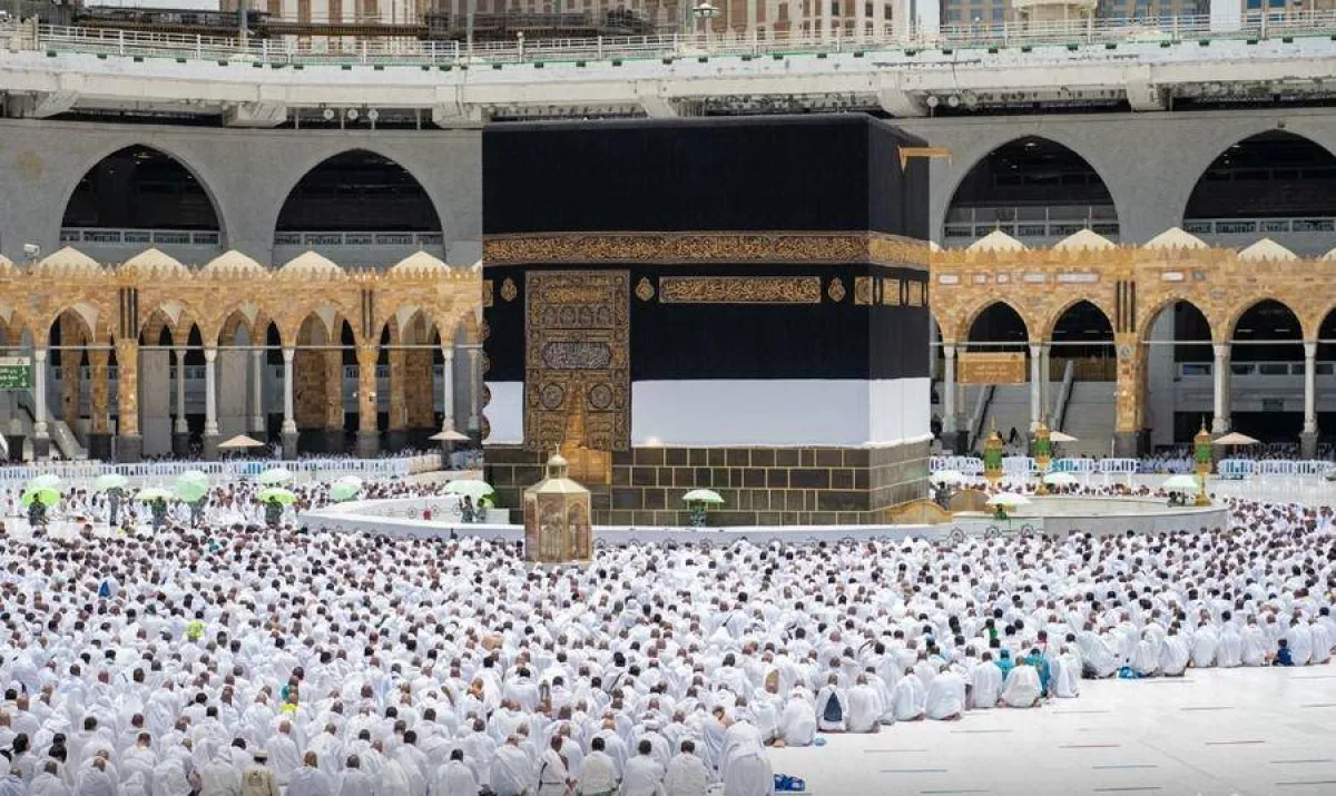 شؤون الحرمين توضح مناسك الحج الثلاثة - الصورة من رئاسة شؤون الحرمين