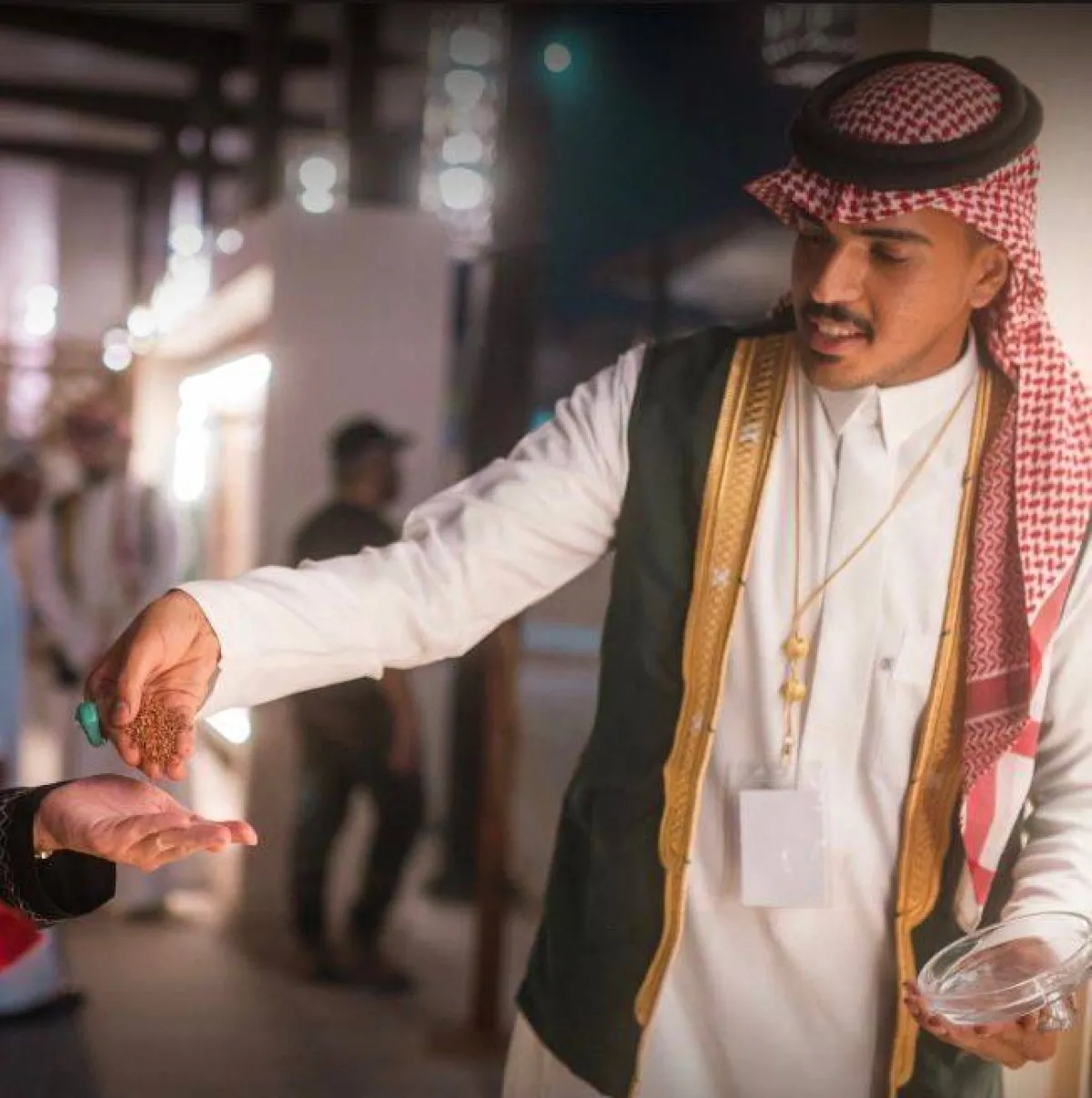 سديري لأحد المشاركين من تصميم سجى اليوسف