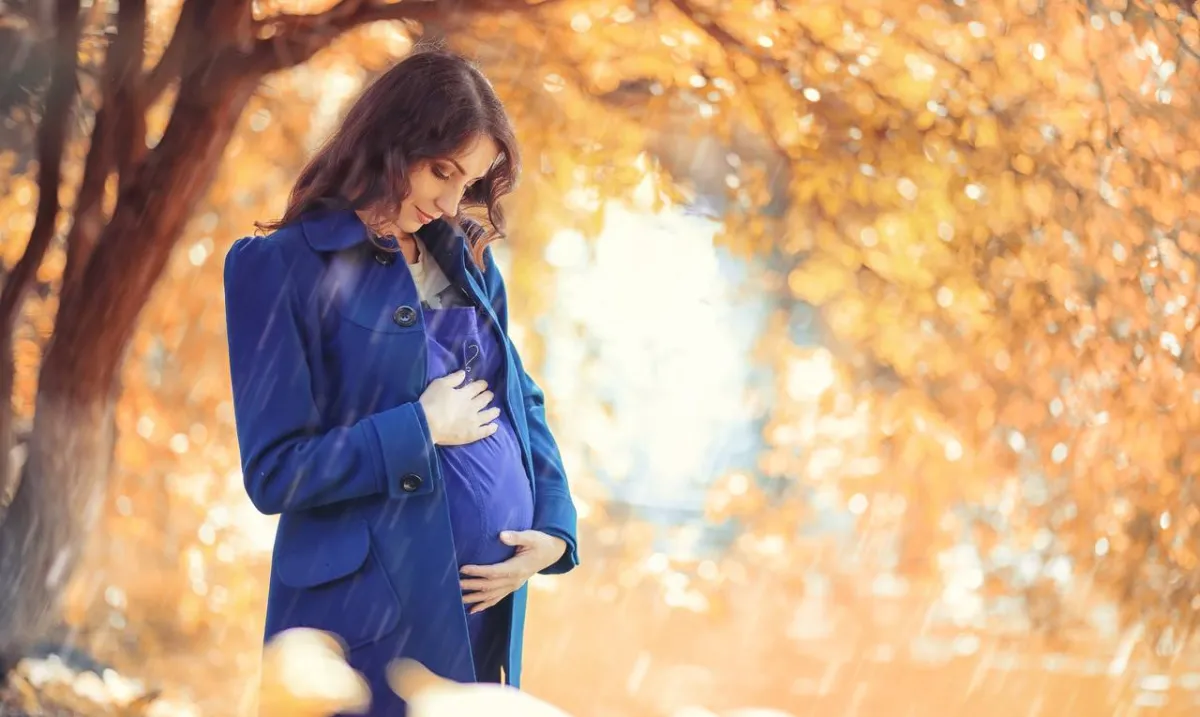 صورة لحامل تتخيل