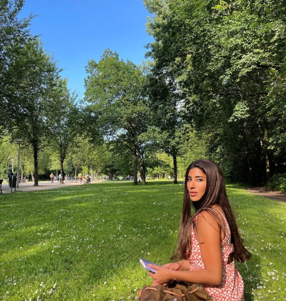 ليلى عبدالله في امستردام - الصورة من حسابها على الانستجرام 