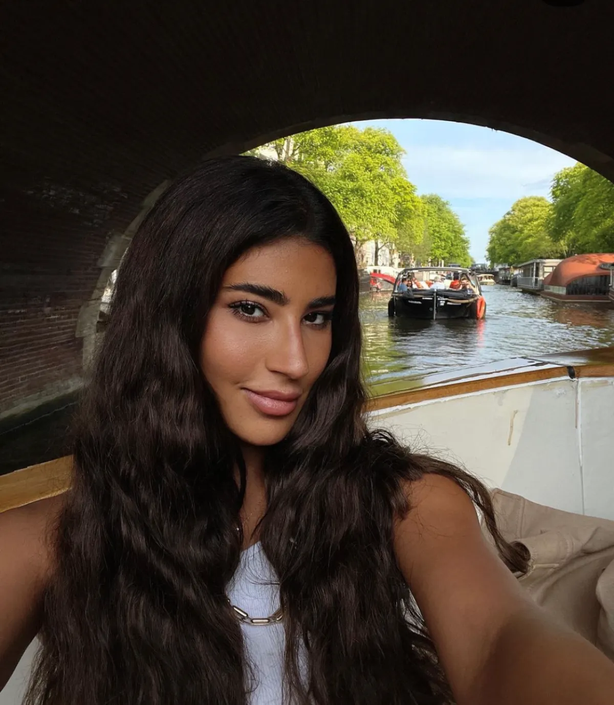 ليلى عبدالله في امستردام - الصورة من حسابها على الانستجرام 