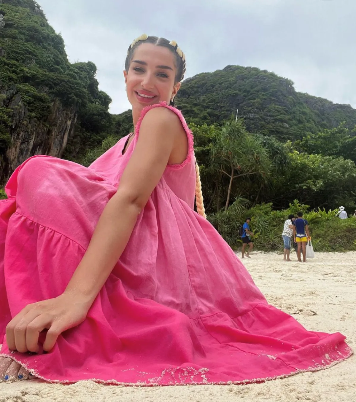 رندا حجاج في بوكيت - الصورة من حسابها على الانستجرام