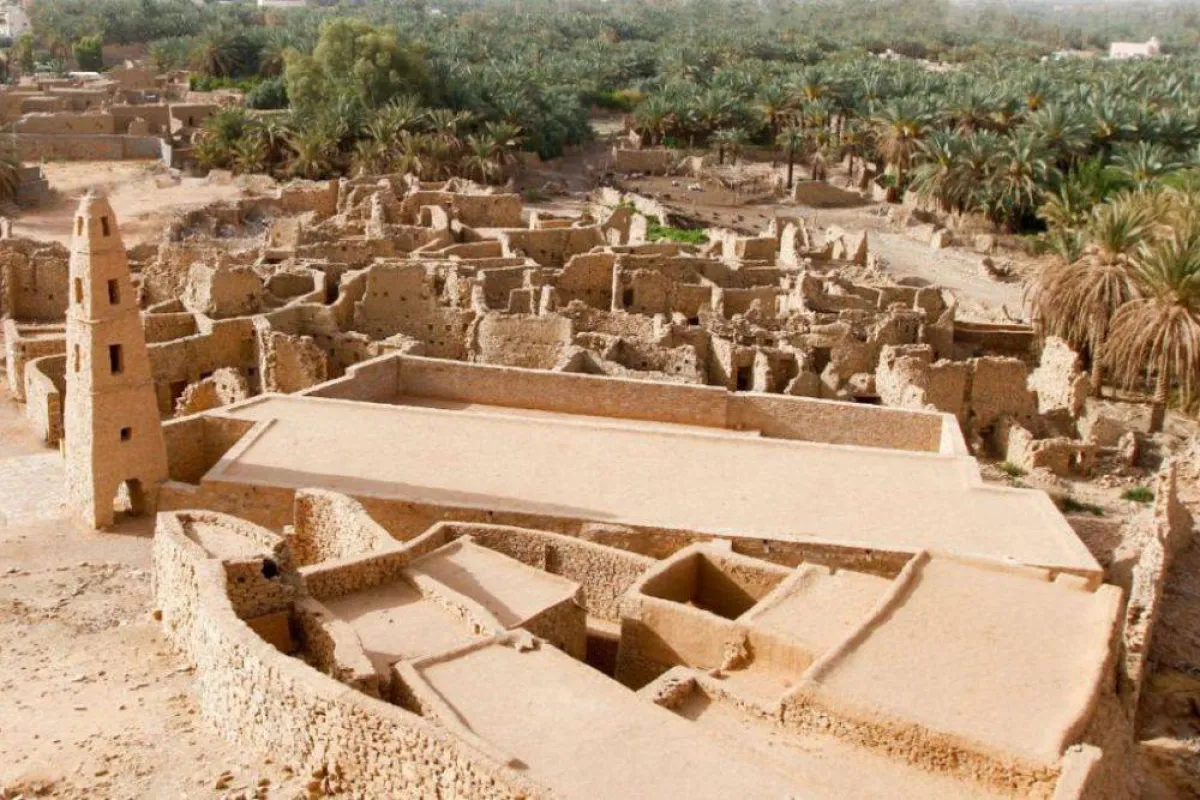 تظهر الصورة صورة أفقية لمسجد عمر بن الخطاب مصدر الصورة وكالة الأنباء السعودية واس