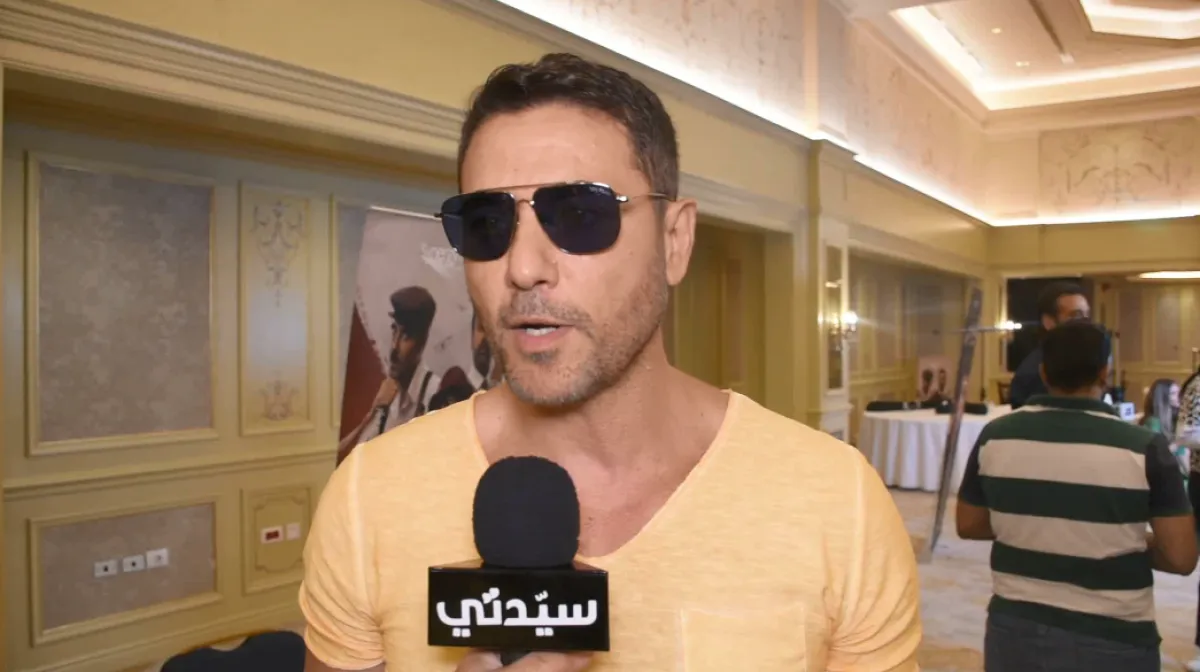 أحمد عز خلال مقابلته الحصرية لـ«سيدتي» - تصوير محمد عربي - خاص «سيدتي»