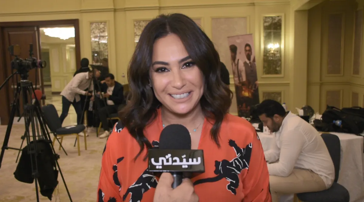 هند صبري خلال مقابلة سيدتي - تصوير محمد عربي - خاص سيدتي