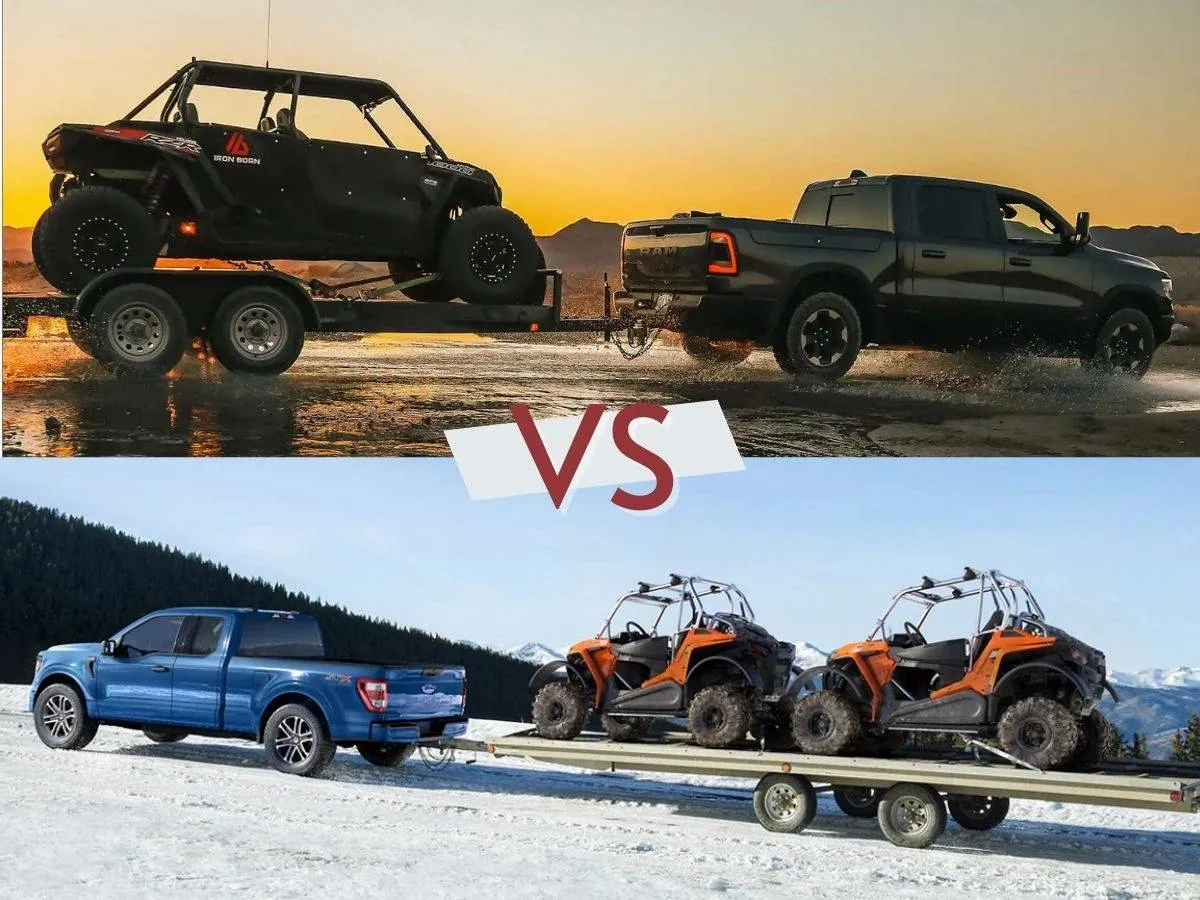 مقارنة بين فورد إف 150بيك أب ودودج رام بيك أب 2022