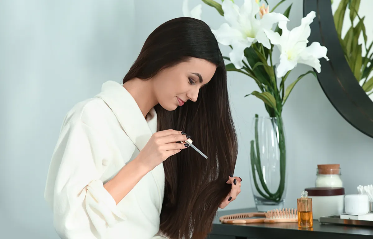 فوائد زيت الجوجوبا للشعر الهايش