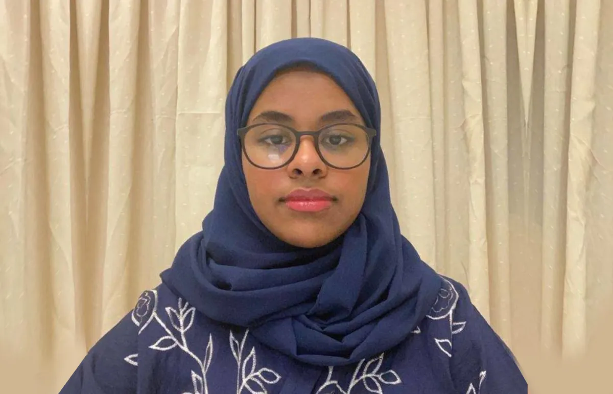 تظهر الصورة شخصية فرح المزيني مصدر الصورة فرح المزيني