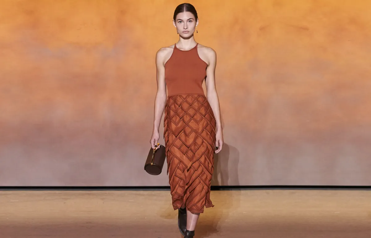 فستان ميدي للصيف من هيرمس  Hermes