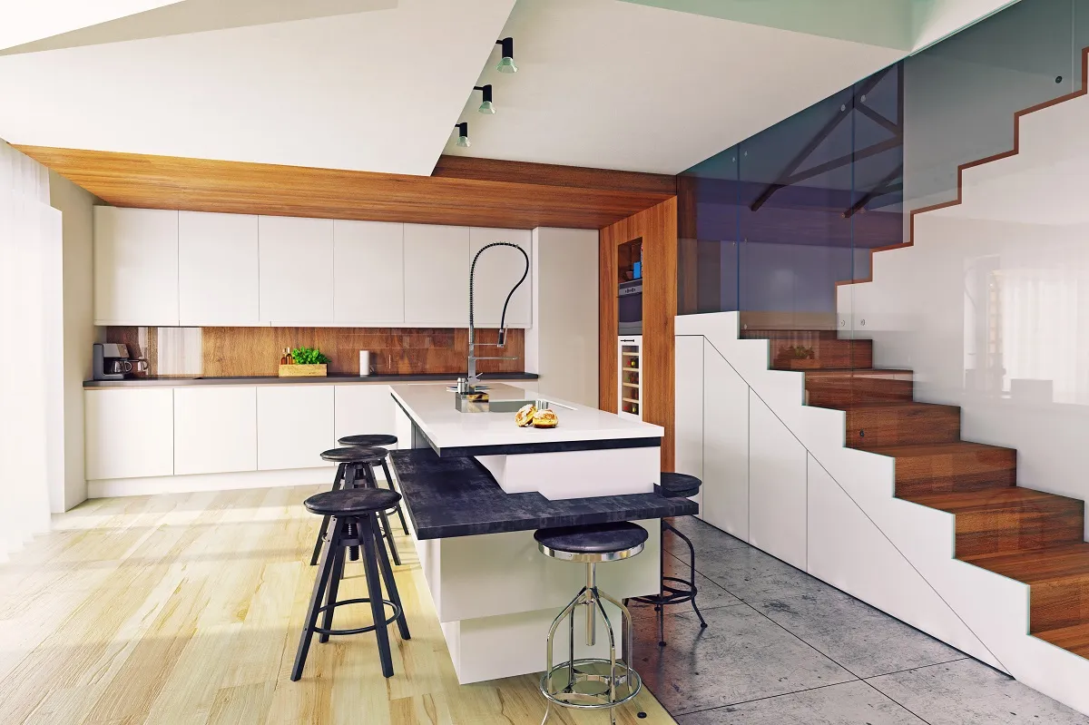 كلما كانت درجات السلالم واسعة، والمسافة بين درجة وأخرى قصيرة، كلما كان استعمالها مريحًا