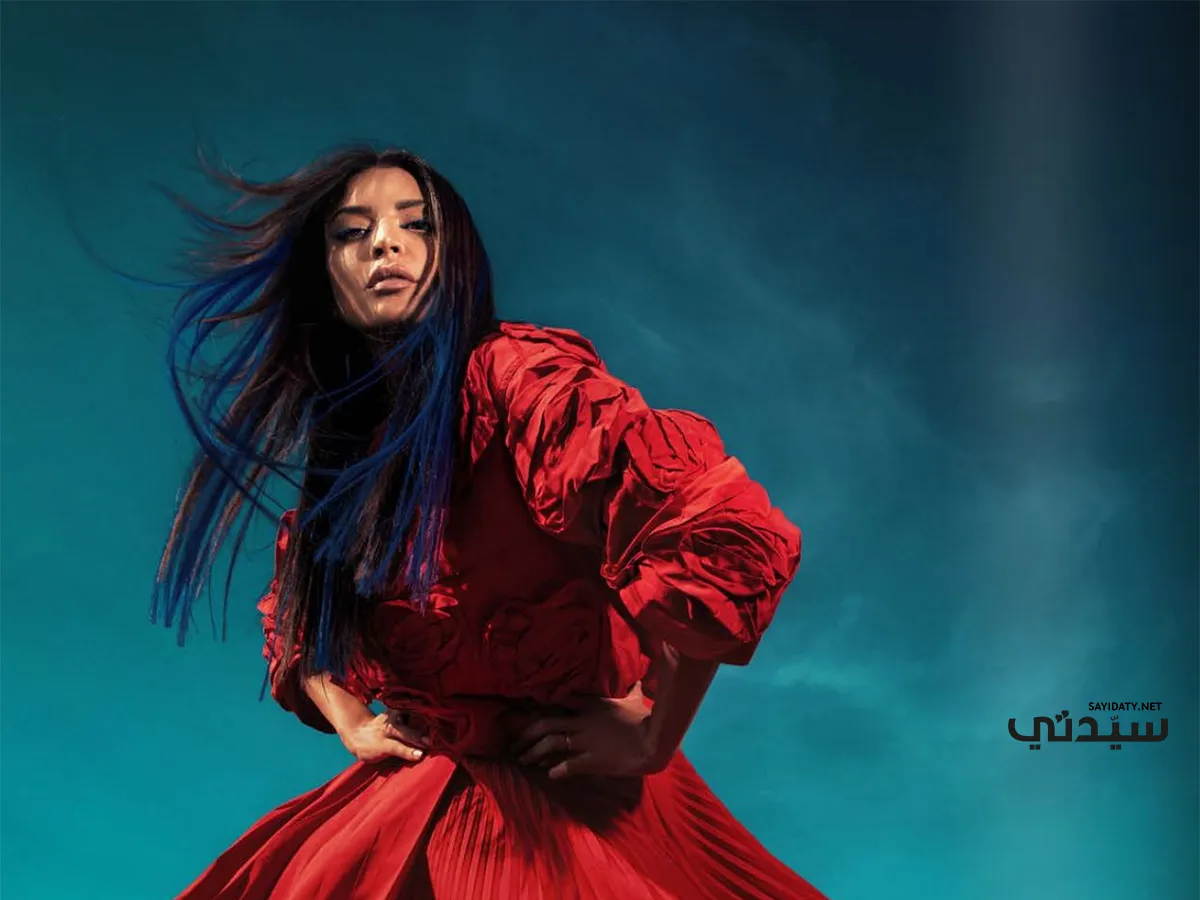 أمل بشوشة - صورة خاصة من جلسة تصوير غلاف سيدتي عدد 2107