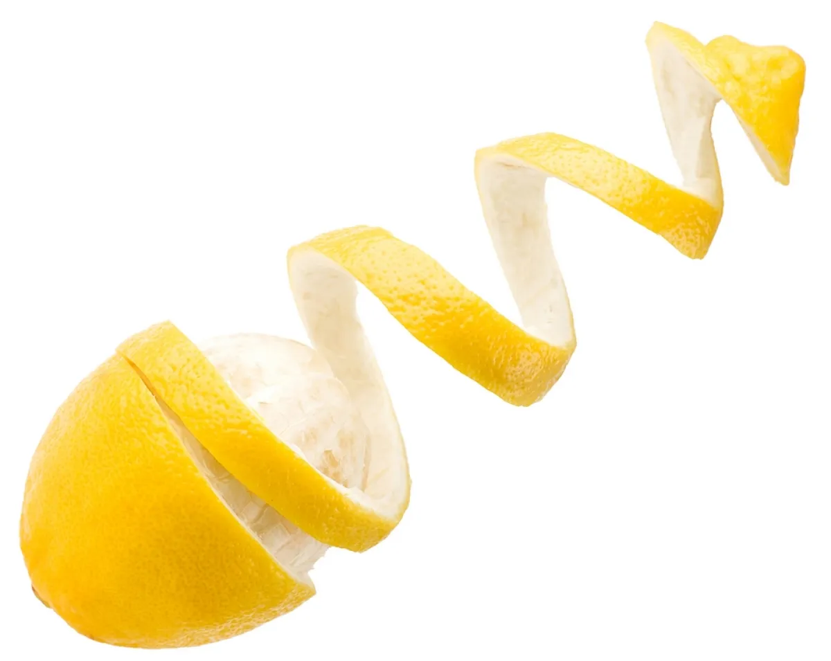 قشور ثمرة الليمون 