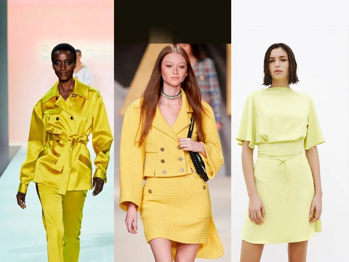 إطلالات مونوكروم باللون الأصفر لصيف 2022