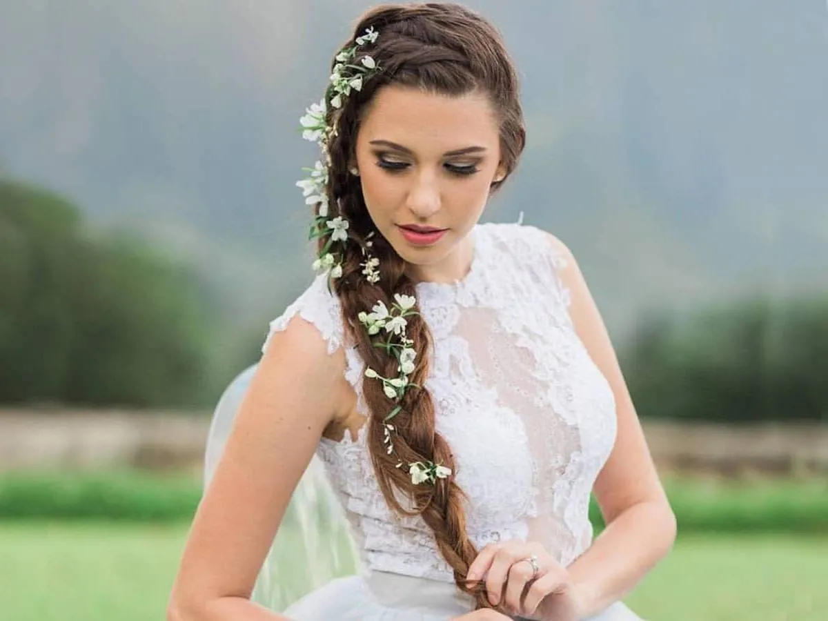 الصورة من حساب weddinghairguide  الرسمي على إنستغرام
