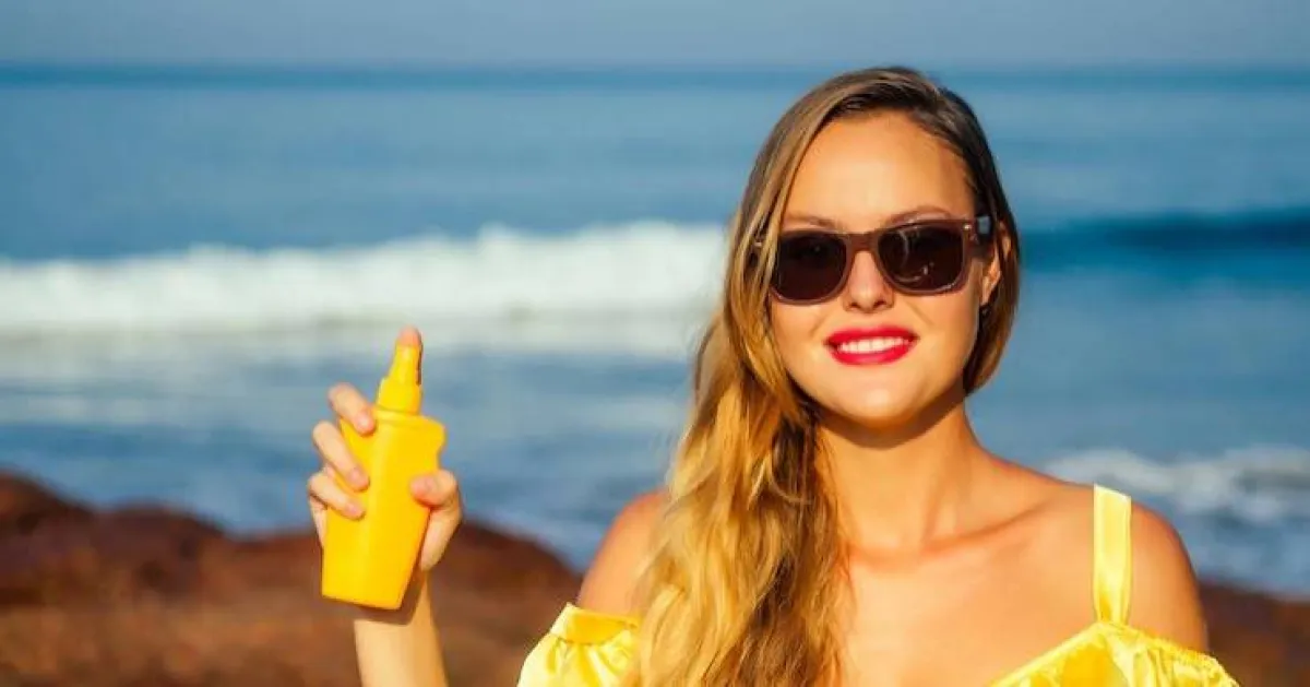 الواقي الشمسي منتهي الصلاحية يتبدل لونه وقوامه