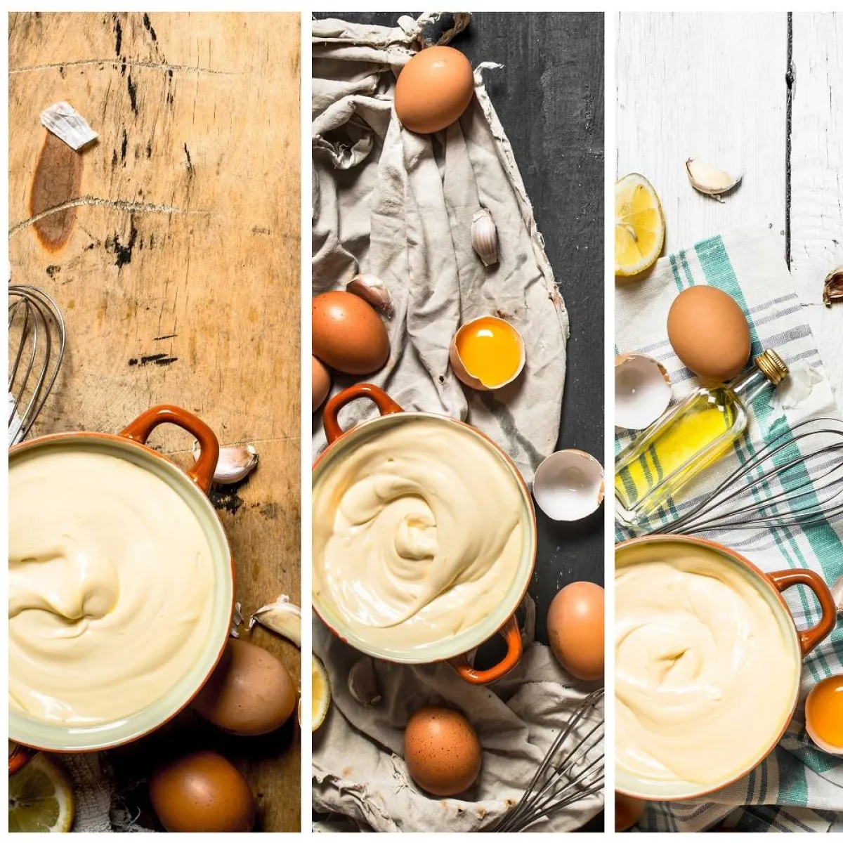 صورة لأطباق من المايونيز