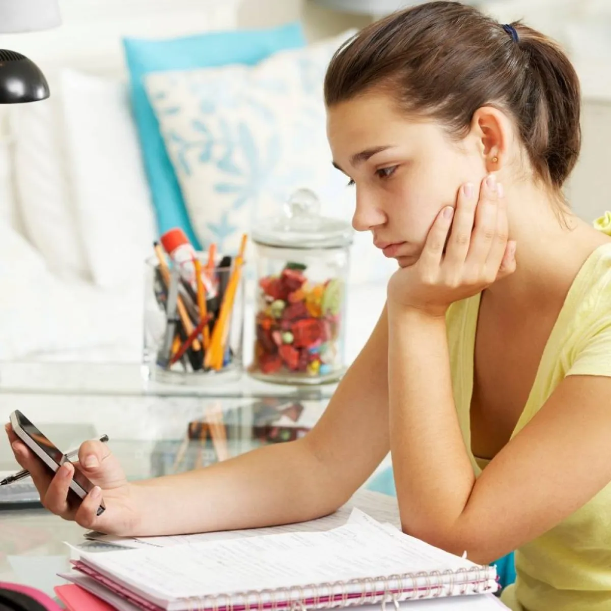 صورة لمراهقة