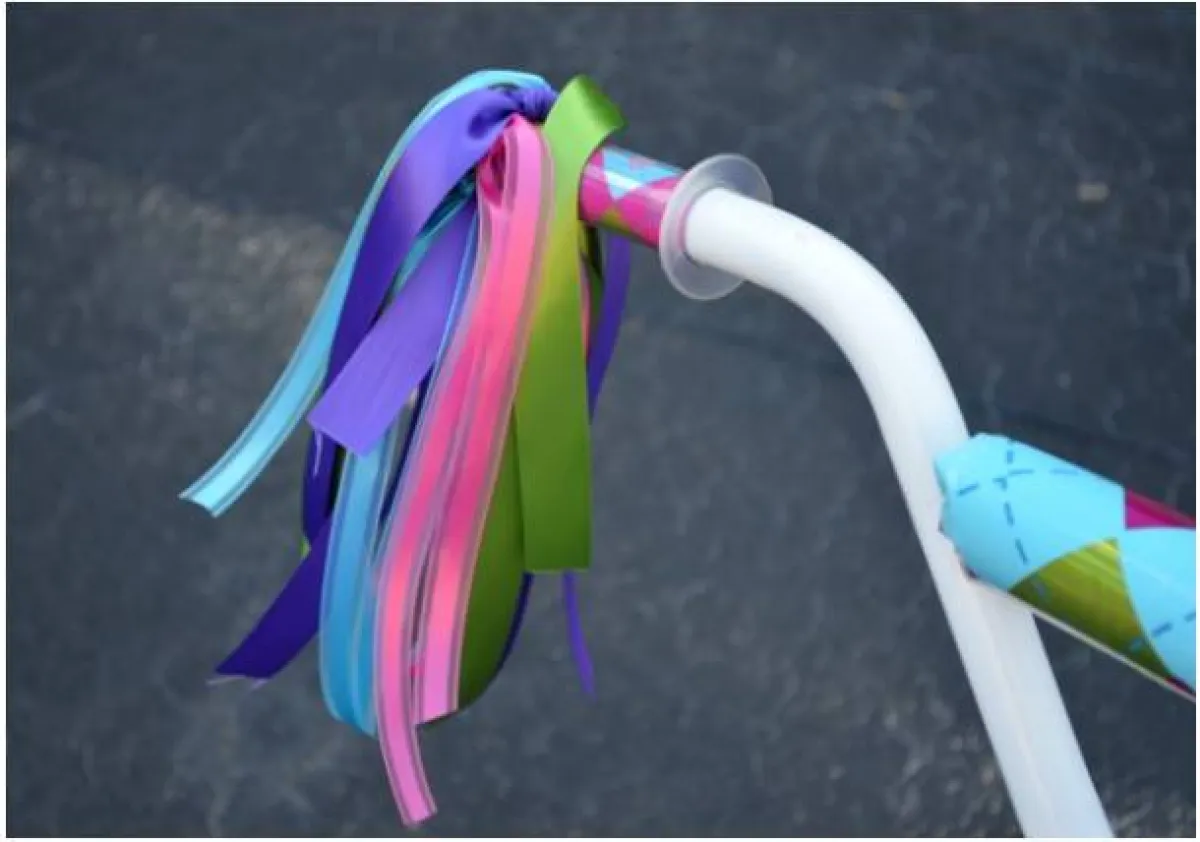 تزيين الدراجة الهوائية فى العيد