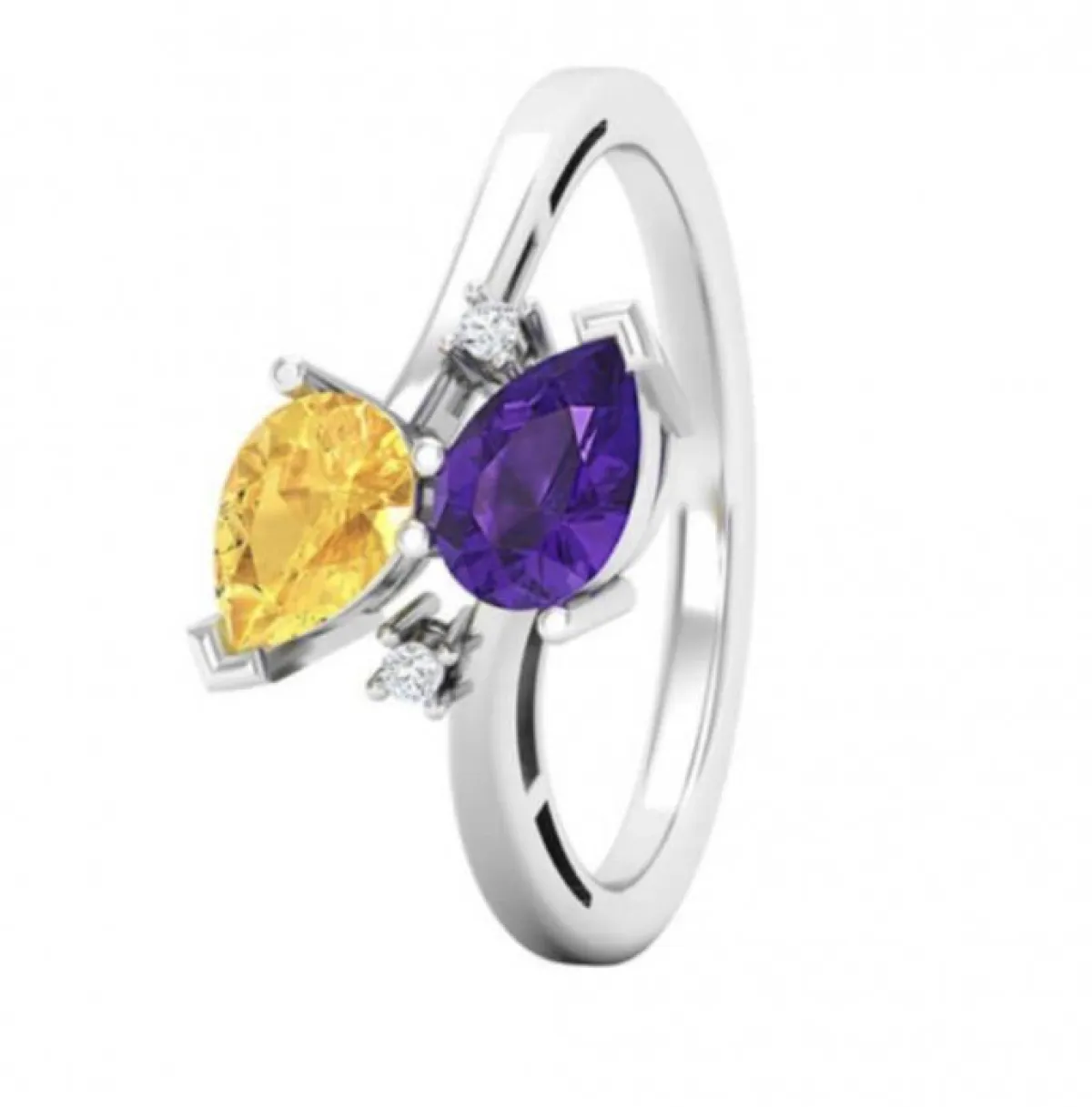 خاتم الكهرمان من لازوردي Lazurde