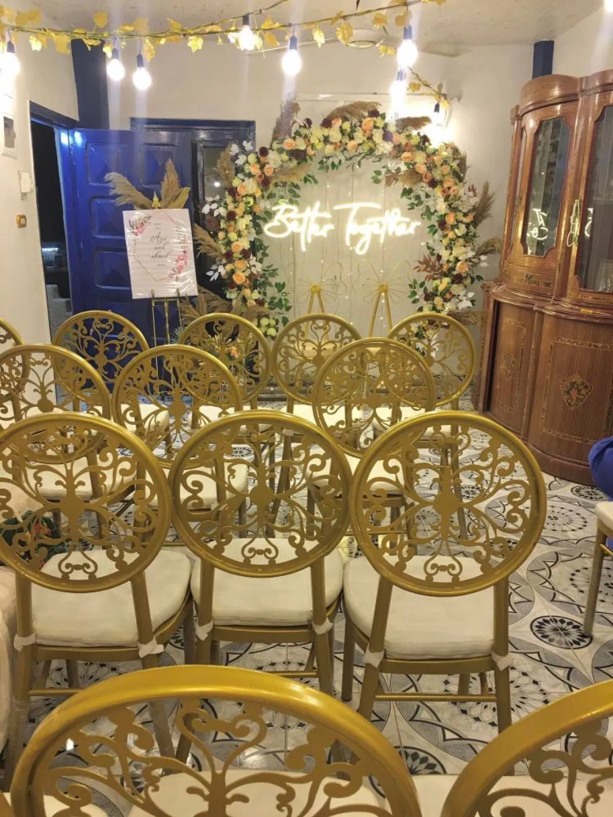 ديكورات حفل الخطوبة  