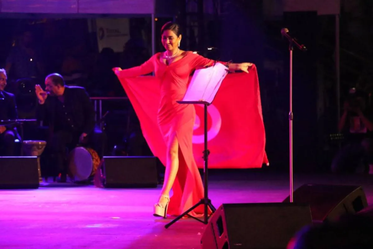 شيرين عبد الوهاب في حفلها في مهرجان قرطاج عام 2017 - الصورة من موقع وزارة الثقافة على الفيسبوك